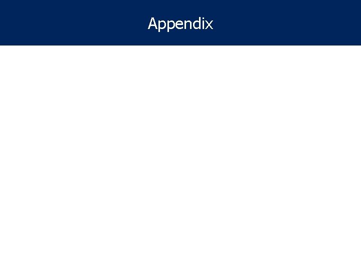 Appendix 