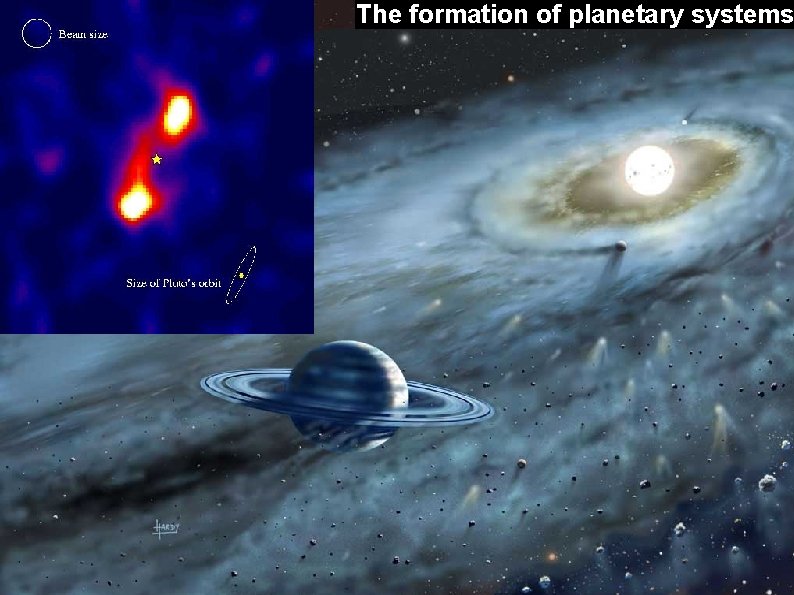 The formation of planetary systems 