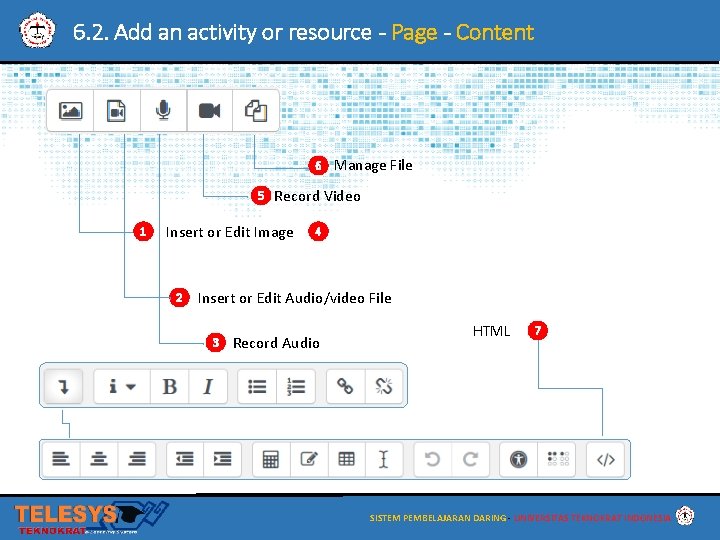 6. 2. Add an activity or resource - Page - Content 6 5 1