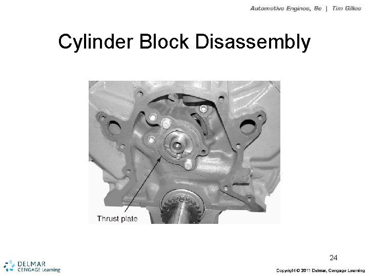 Cylinder Block Disassembly 24 