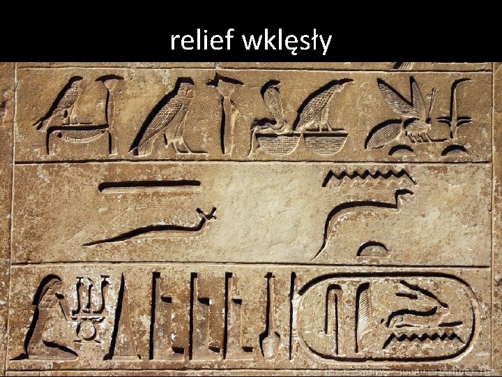 relief wklęsły 