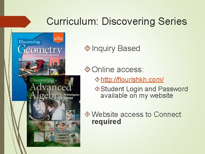 to Geometry Algebra II With Mrs Karpenko