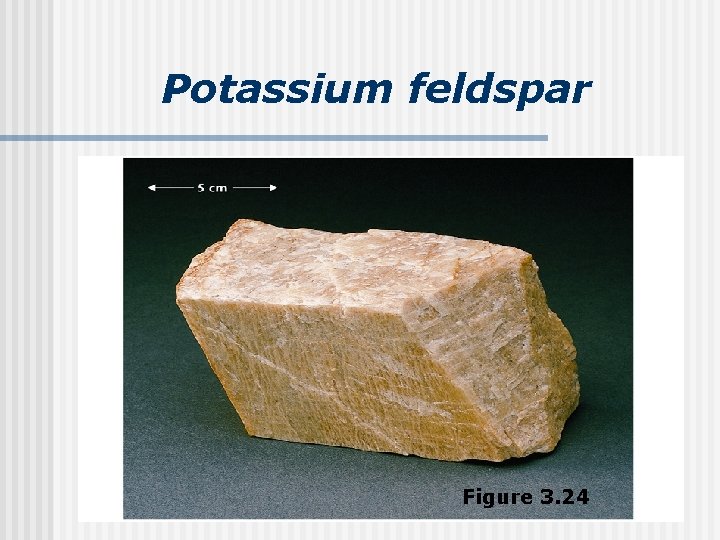 Potassium feldspar Figure 3. 24 