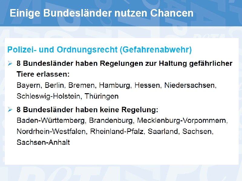 Einige Bundesländer nutzen Chancen 