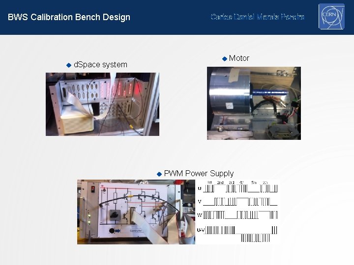 BWS Calibration Bench Design u Carlos Daniel Morais Pereira u d. Space system u