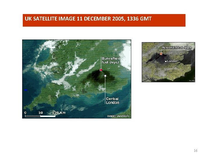 UK SATELLITE IMAGE 11 DECEMBER 2005, 1336 GMT 16 