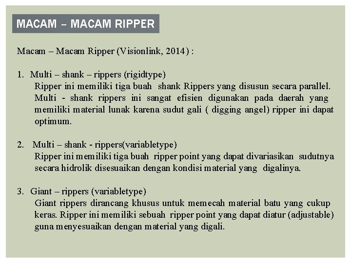 MACAM – MACAM RIPPER Macam – Macam Ripper (Visionlink, 2014) : 1. Multi –