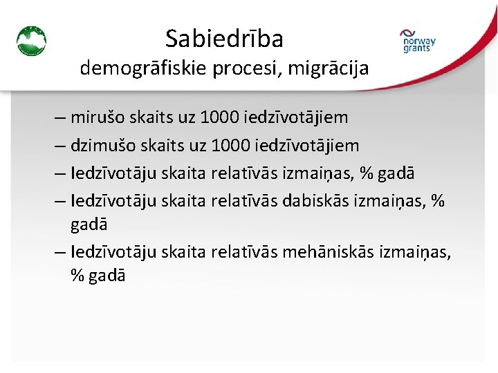 Sabiedrība demogrāfiskie procesi, migrācija – mirušo skaits uz 1000 iedzīvotājiem – dzimušo skaits uz