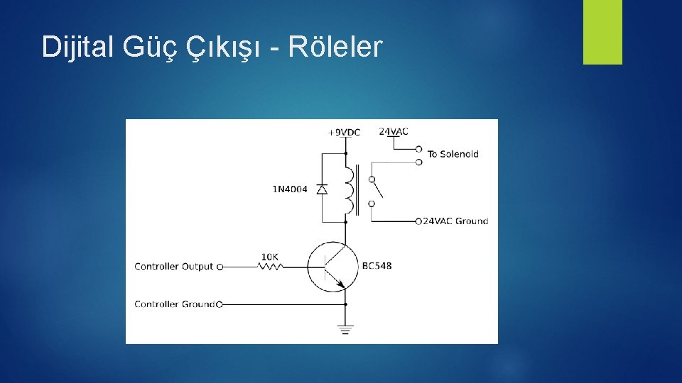 Dijital Güç Çıkışı - Röleler 