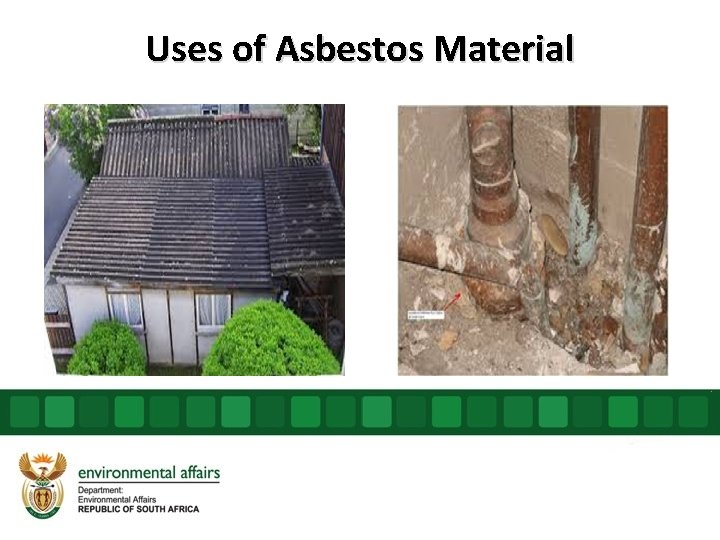 Uses of Asbestos Material 