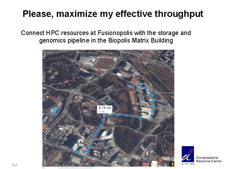 Please, maximize my effective throughput Connect HPC resources at Fusionopolis with the storage and