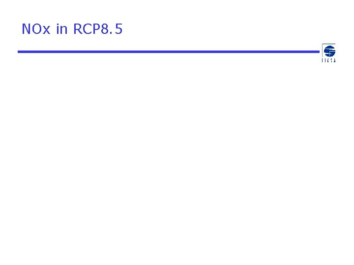 NOx in RCP 8. 5 