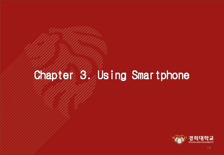Chapter 3. Using Smartphone 13 