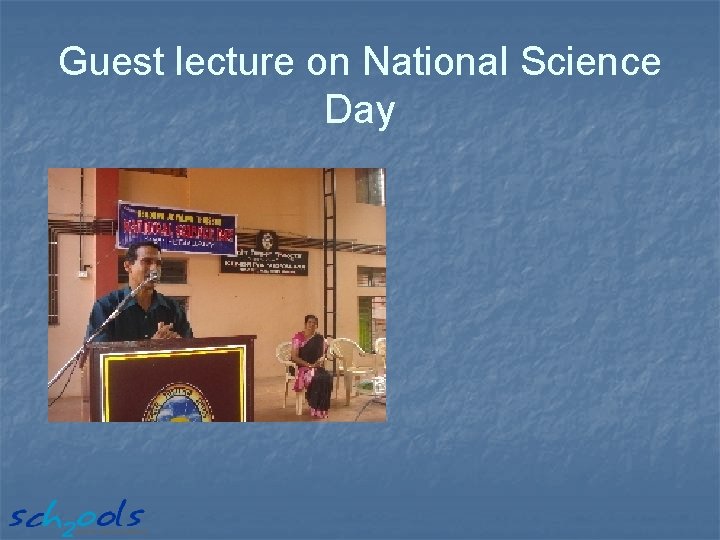 Guest lecture on National Science Day 