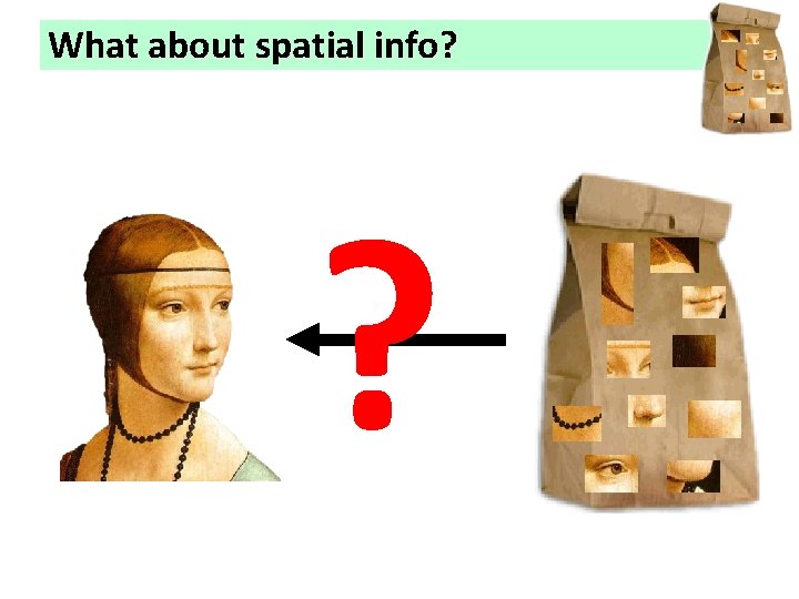 What about spatial info? ? 
