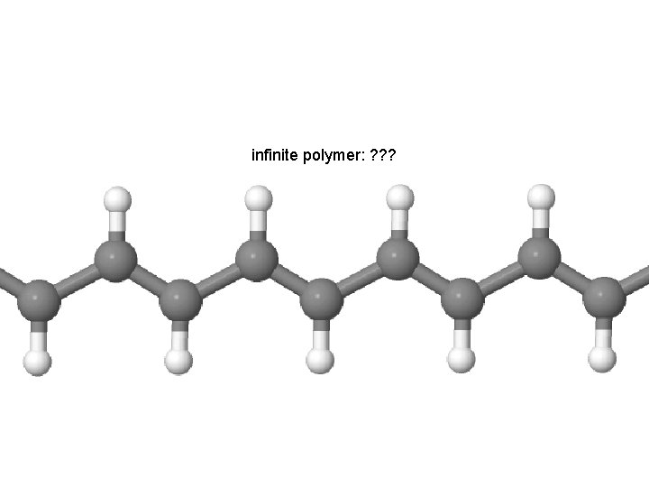 infinite polymer: ? ? ? 