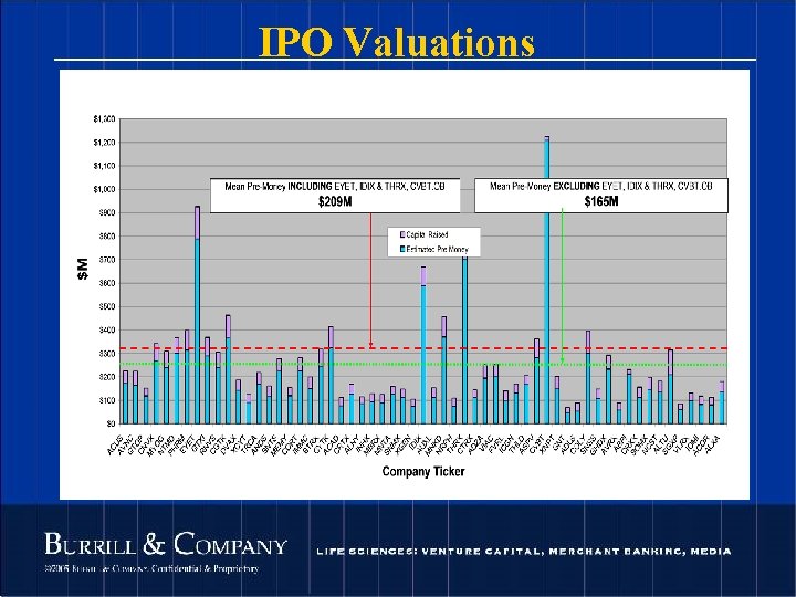IPO Valuations 112 © 2004 Burrill & Company. Confidential & Proprietary. 