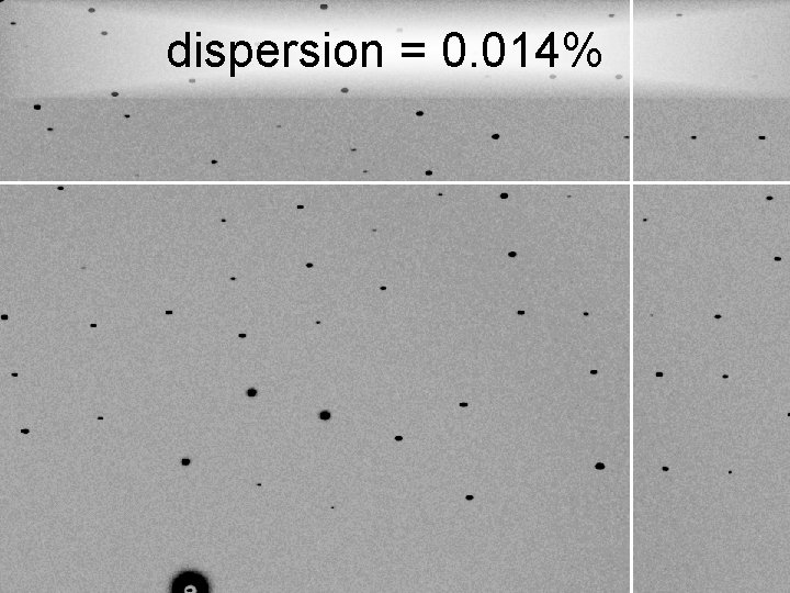 dispersion = 0. 014% 