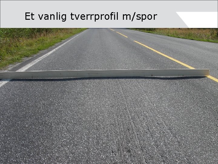 Et vanlig tverrprofil m/spor 2003 4 