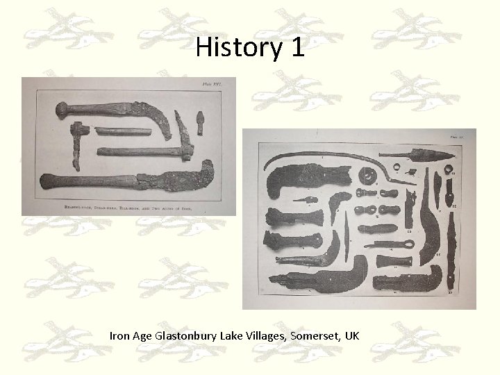History 1 Iron Age Glastonbury Lake Villages, Somerset, UK 