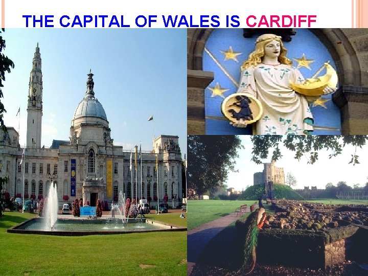 THE CAPITAL OF WALES IS CARDIFF 