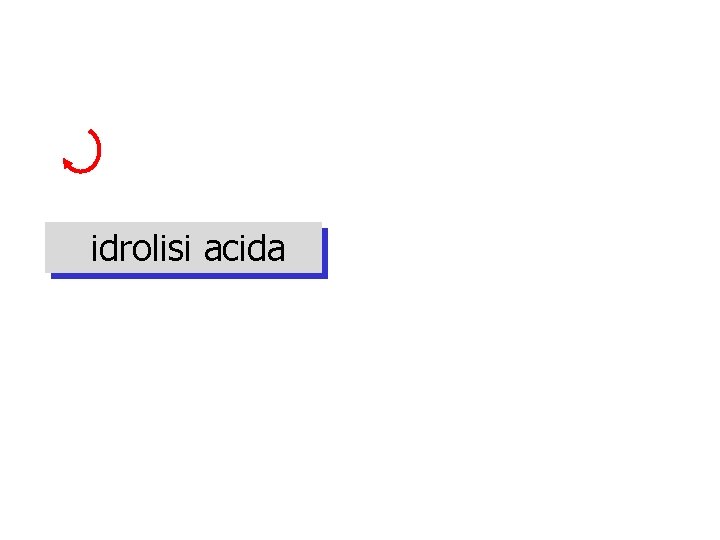 idrolisi acida 