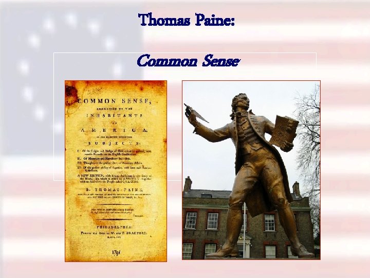 Thomas Paine: Common Sense 