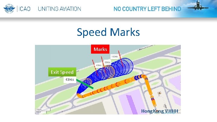 Speed Marks Exit Speed 43 kts Hong. Kong VHHH 
