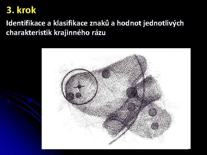  3. krok Identifikace a klasifikace znaků a hodnot jednotlivých charakteristik krajinného rázu 