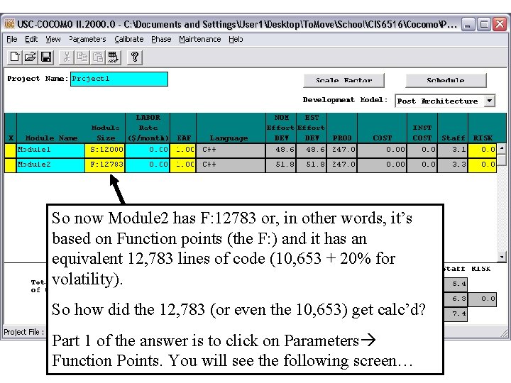 So now Module 2 has F: 12783 or, in other words, it’s based on