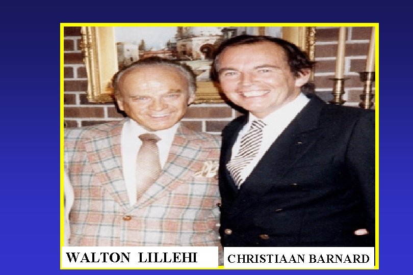 WALTON LILLEHI CHRISTIAAN BARNARD 