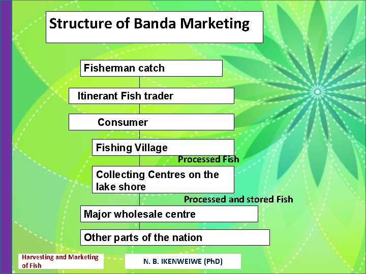 Structure of Banda Marketing Fisherman catch Itinerant Fish trader Consumer Fishing Village Processed Fish