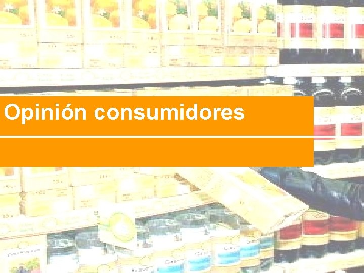 Opinión consumidores 