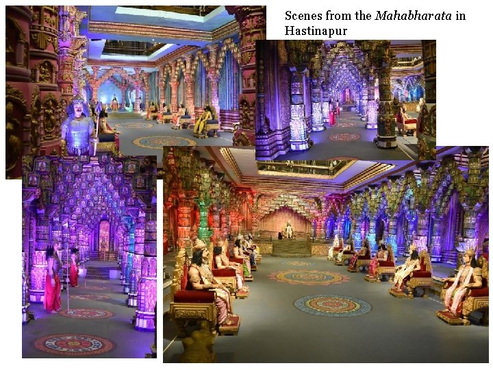 Scenes from the Mahabharata in Hastinapur 
