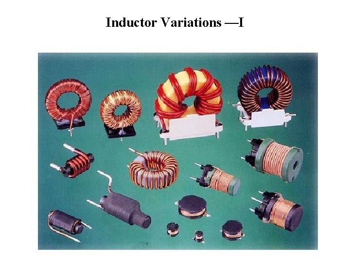 Inductor Variations —I 