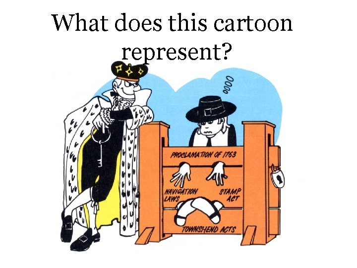 What does this cartoon represent? 