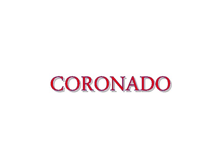 CORONADO 