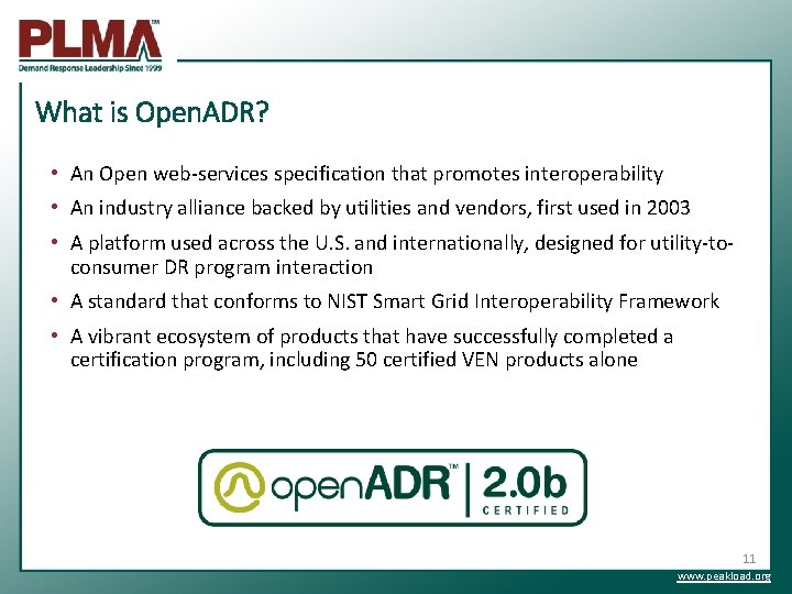 What is Open. ADR? • An Open web-services specification that promotes interoperability • An