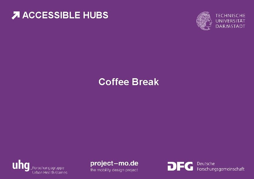 ACCESSIBLE HUBS Coffee Break 