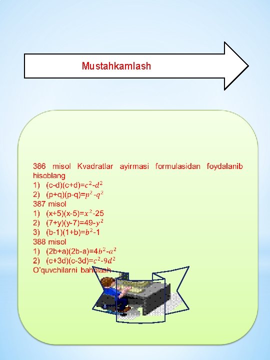 Mustahkamlash 