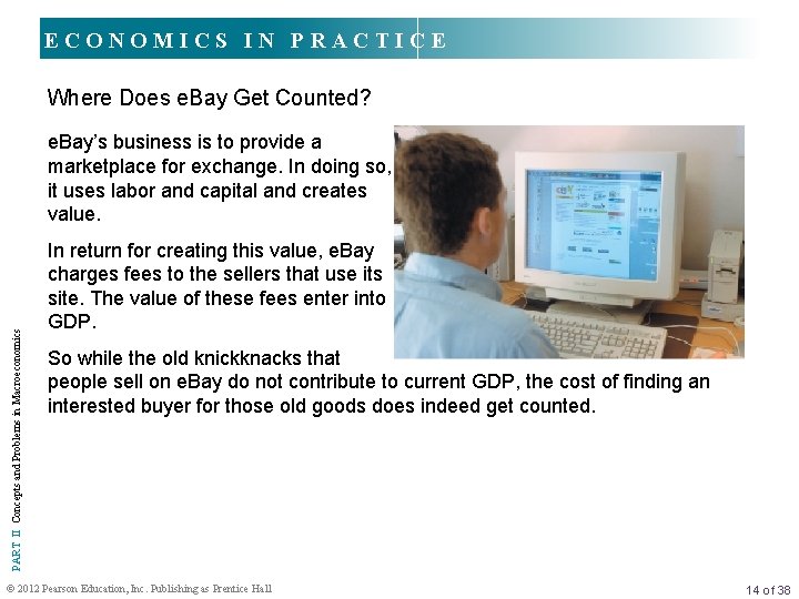 ECONOMICS IN PRACTICE Where Does e. Bay Get Counted? PART II Concepts and Problems