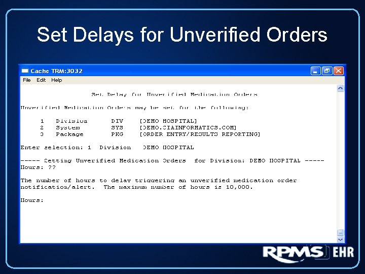 Set Delays for Unverified Orders 