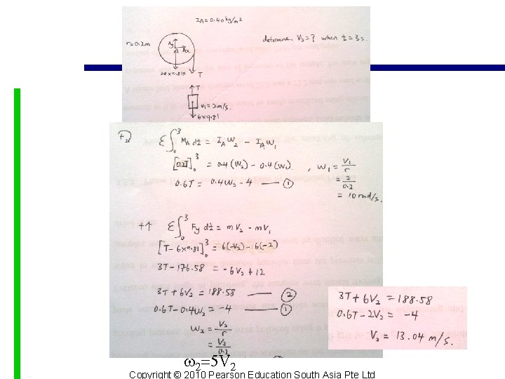 w 2=5 V 2 Copyright © 2010 Pearson Education South Asia Pte Ltd 