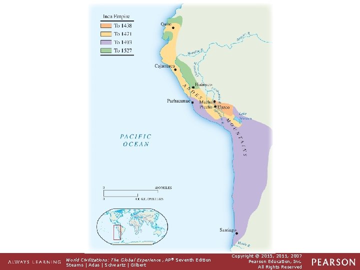 Map 12. 2 Inca Expansion Each ruler expanded the empire in a series of