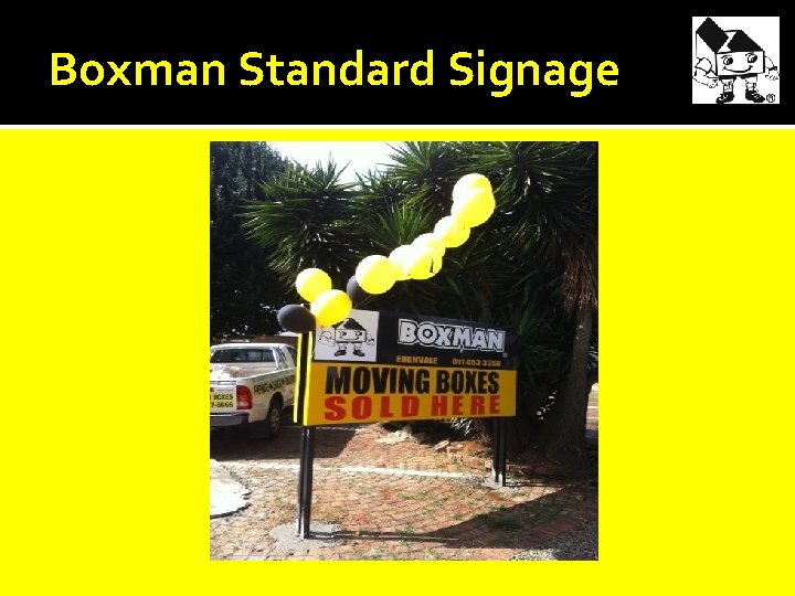 Boxman Standard Signage 