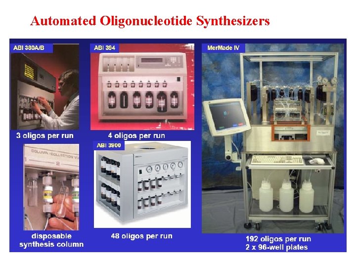 Automated Oligonucleotide Synthesizers 