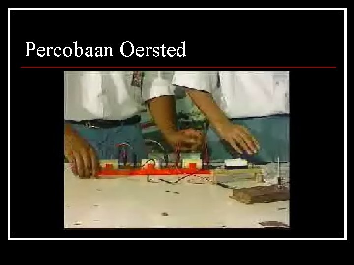 Percobaan Oersted 