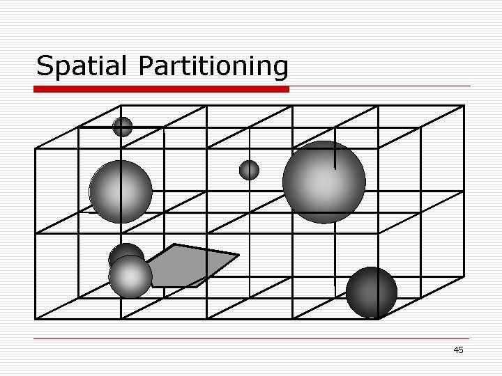 Spatial Partitioning 45 