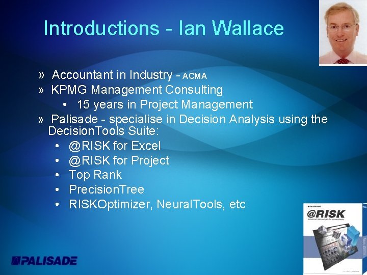 Introductions - Ian Wallace » Accountant in Industry - ACMA » KPMG Management Consulting