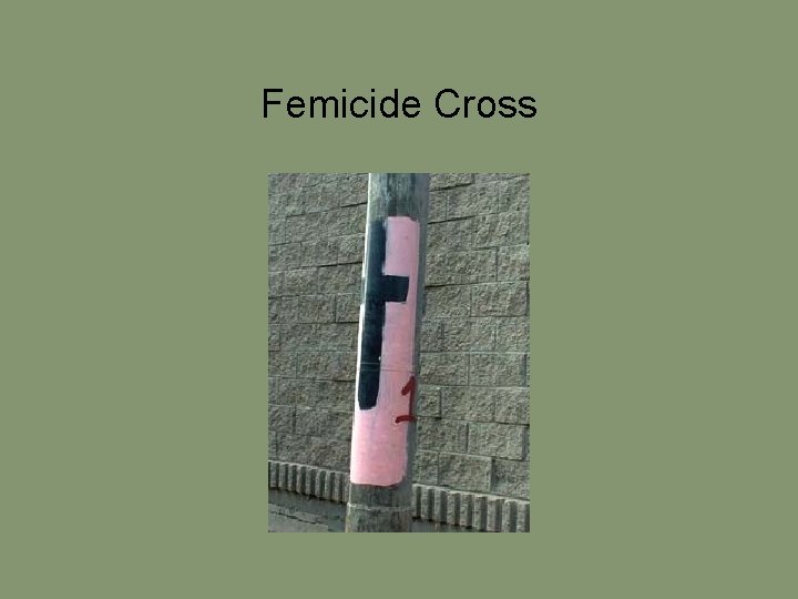 Femicide Cross 